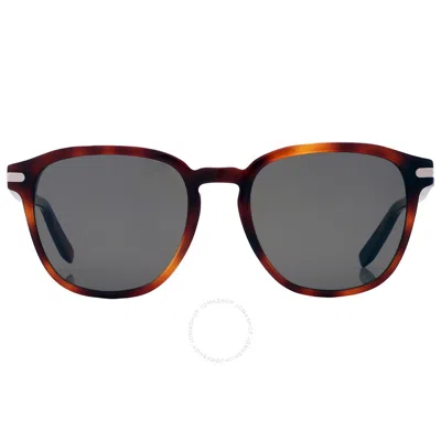 Ferragamo Salvatore  Grey Square Men's Sunglasses Sf993s 214 53 In Brown