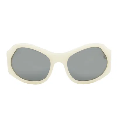 Ferragamo Salvatore  Grey Wrap Ladies Sunglasses Sf1078s 102 59 In Brown