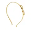 Ferragamo Mini-bow Headband In Gold
