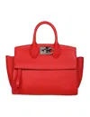 Ferragamo Salvatore  Handbag In Flame Red