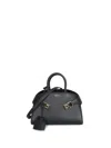 Ferragamo Hug Mini Black Bag In Black