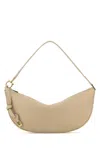 Ferragamo Zippered Shoulder Bag In Beige O Tan