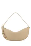 Ferragamo Zippered Shoulder Bag In Beige O Tan