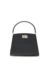 Ferragamo Medium Studio Box Tote Bag In Black