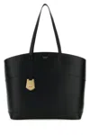 Ferragamo Charming Logo-print Tote Bag In Black Black