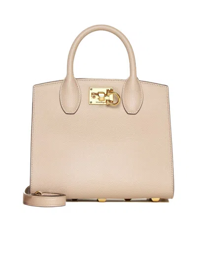 Ferragamo Tote In Daino || Daino