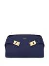 Ferragamo Mini Hug Cross Body Bag In Navy
