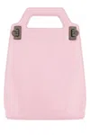 Ferragamo Wanda Top Handle Shoulder Bag Leather North South In Pink