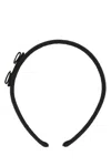 Ferragamo Crystal Embellished Cotton Blend Hair Band