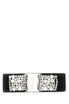 Ferragamo Crystal Bow Hair Clip In Black