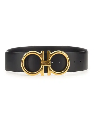 Ferragamo High Belt Hooks For Women In Black