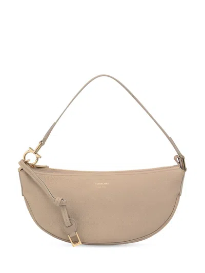 FERRAGAMO SALVATORE FERRAGAMO SMALL HOBO SHOULDER BAG