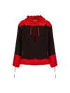 Ferragamo Hooded Blouse Fell Off Shirt And Blouse Multicolor