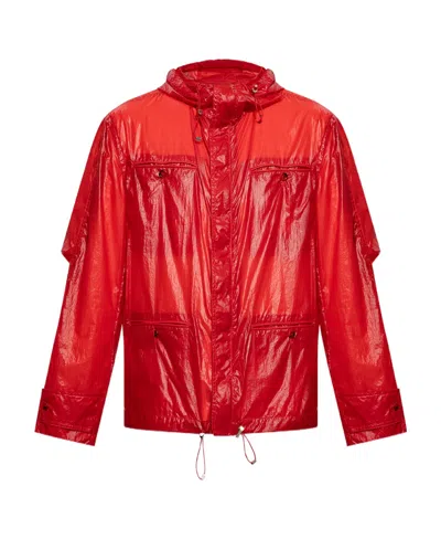 FERRAGAMO SALVATORE FERRAGAMO HOODED DRAWSTRING JACKET