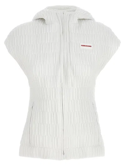 FERRAGAMO SALVATORE FERRAGAMO HOODED VEST