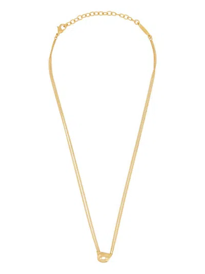 FERRAGAMO SALVATORE FERRAGAMO "HOOKS" PENDANT NECKLACE