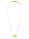 Ferragamo Golden Gancini Necklace In Gold