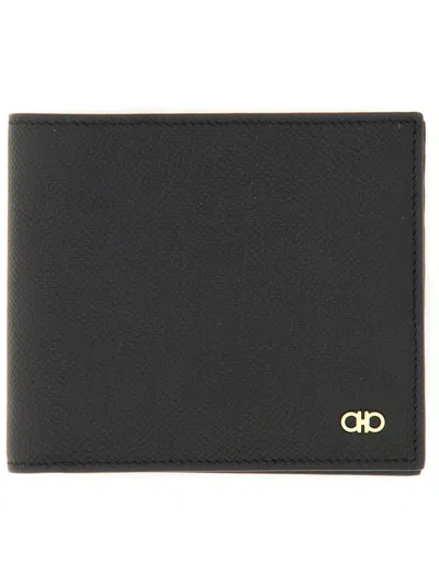 Ferragamo Salvatore  "hooks" Wallet In Black