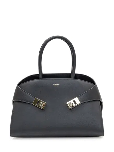 Ferragamo Salvatore  Hug Bag (s) In Black