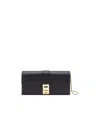Ferragamo Salvatore  Hug Chain-linked Wallet In Black