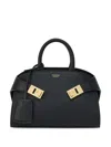 Ferragamo Tote Bags With Top Handles And Gold-tone Hardware