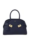 Ferragamo Women Hug Small Leahter Tote Bag