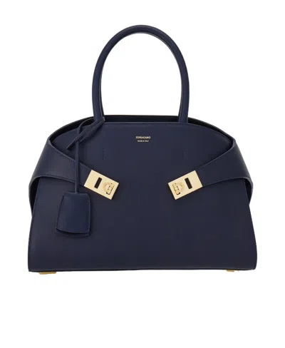 FERRAGAMO SALVATORE FERRAGAMO HUG SMALL TOTE BAG