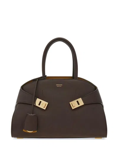 Ferragamo Salvatore  Hug Th S Bags In Brown
