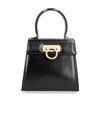 Ferragamo Salvatore  Small Top Handle Bag In Black
