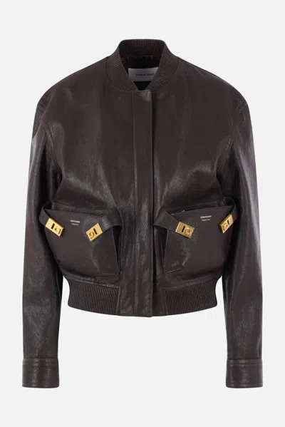 Ferragamo Salvatore  Jackets In Brown