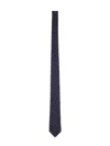 Ferragamo Slim Patterned Neckwear Collection For Men In Blue