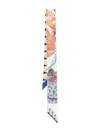 Ferragamo Floral Silk Bandeau Rectangular Scarf