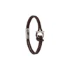Ferragamo Braided Leather Bracelet