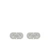 Ferragamo Double Gancini Cufflinks In Metallic