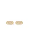 Ferragamo Double Gancini Cufflinks In Gold