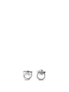 Ferragamo Silver Hook Earrings In Metallic