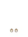 Ferragamo Gold Hook Earrings In Gold
