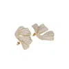 Ferragamo Drape Earrings In Gold