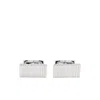 Ferragamo Logo-embossed Cufflinks In Multicolor