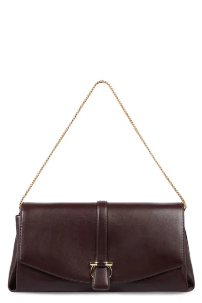 FERRAGAMO SALVATORE FERRAGAMO L LEATHER CROSSBODY BAG