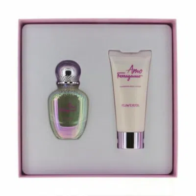 Ferragamo Salvatore  Ladies Amo Flowerful Gift Set Fragrances 8052086376533 In White