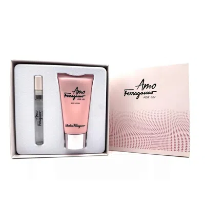 Ferragamo Salvatore  Ladies Amo Per Lei Gift Set Fragrances 8052086378940