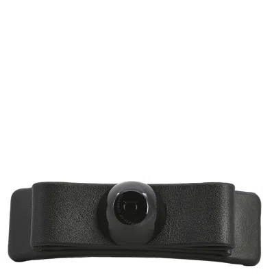 ヘアアクセサリー Salvatore Ferragamo Black Leather Hair Clip Ferragamo Salvatore Ladies Black Leather Hair Clip | ModeSens