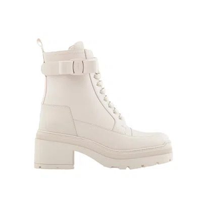 Ferragamo Salvatore  Ladies Bone Lober Ankle Boots