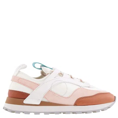 Ferragamo Salvatore  Ladies Chunky Pull-on Hybrid Sneakers In Orange