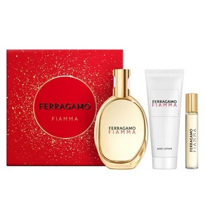 Ferragamo Salvatore  Ladies Fiamma 3pcs Edp Gift Set Fragrances 8056860210167