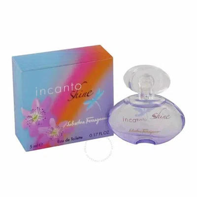 Ferragamo Salvatore  Ladies Incanto Shine Edt Spray 0.15 oz Fragrances 8052464891627 In White