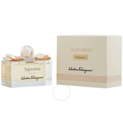 Ferragamo Salvatore  Ladies Signorina Eleganza Edp Spray 3.4 oz Fragrances 8052464891504 In White