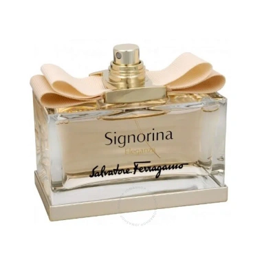 Ferragamo Salvatore  Ladies Signorina Eleganza Edp Spray 3.4 oz (tester) Fragrances 8034097955754 In White