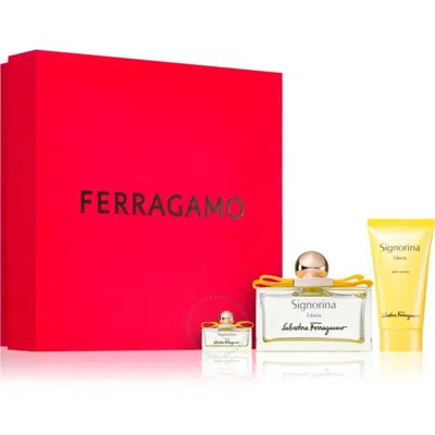 Ferragamo Salvatore  Ladies Signorina Libera Gift Set Fragrances 8052464893706 In White